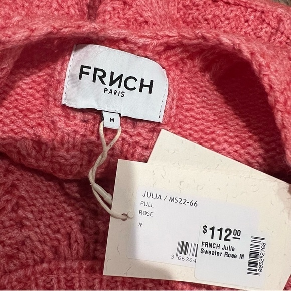 NWT FRNCH Julia Cable Knit Sweater - Picture 9 of 11